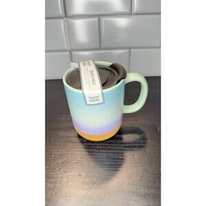 Room2Room Stainless Steel Travel Mug with Lid and Cork Bottom - 12 oz